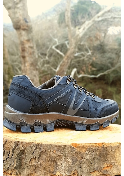 Erkek Outdoor Trekking Ayakkabı Siyah Renk Çok Renkli
