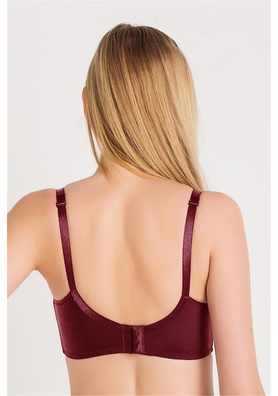 Magic Form 3983 Kadın Tül Detaylı Toparlayıcı Sütyen-bordo Bordo