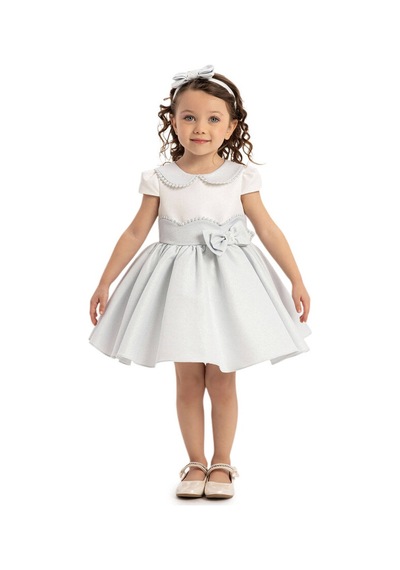 Xo Kids Kız Çocuk Elbise 6-24 Ay 35305 Mavi