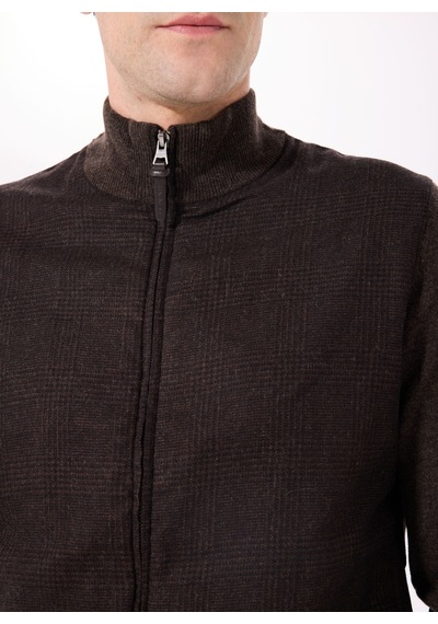 Hackett Koyu Kahve Erkek %100 Yün Slim Fit Ceket Hm703256