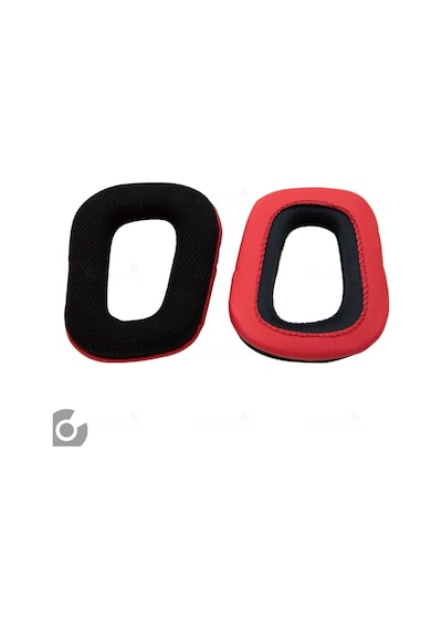 Logitech G930 G430 F450 G432 G332 G231 G230 Uyumlu Kulaklık Sünger Yastığı Pedi Kumaş Turuncu