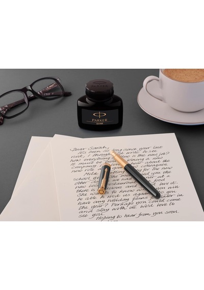 Parker Deluxe Dolma Kalem Için Dönüştürücü, Krom Kenarlı Diğer