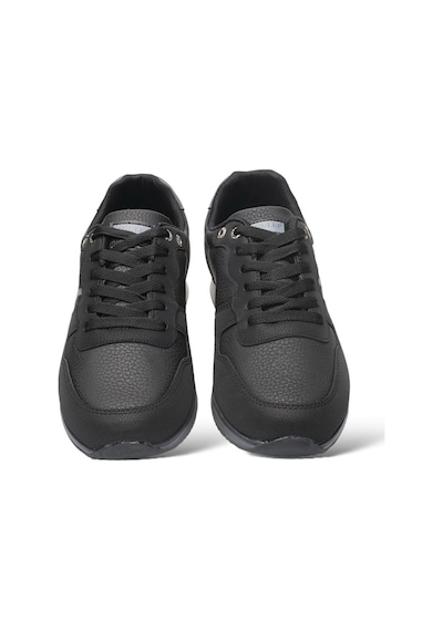 Erkek Günlük Cilt Sneaker Ayakkabı Siyah - Füme-sıyah-fume Siyah - Füme