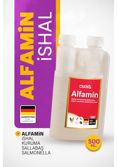 Alfamin Kuşlar Için Ishal Kuruma Sallabas Ürünü 500 Ml