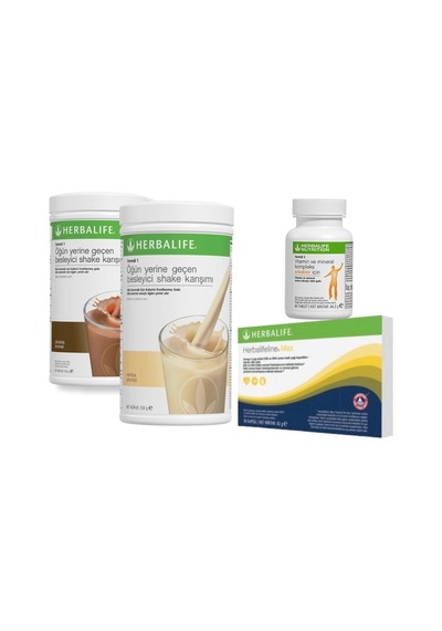 Herbalife Kadın Kilo Alma Seti Aylık Paket 2 Shake Omega Ve Vitamin