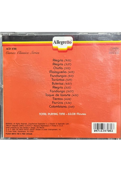 Müzik Cd Sidir - Plak Değildir Cd Flamenco An Hour Of Music Cd