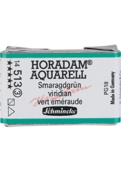 Schmincke : Horadam Aquarell Artist Sulu Boya : Tam Tablet : Seri 3 513 Viridian
