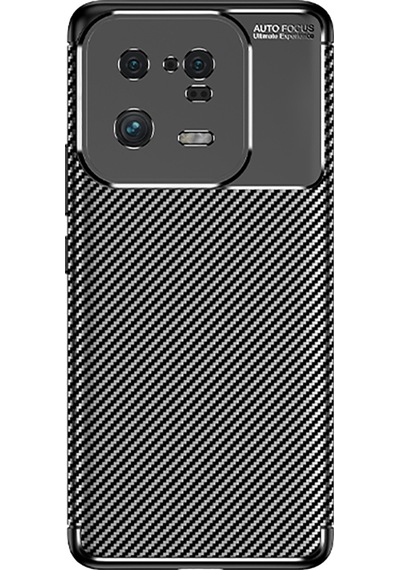 Xiaomi Mi 13 Pro Kılıf Zore Negro Karbon Tasarım Silikon Kılıf