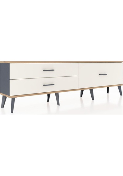 Arges Tv Ünitesi 3 Çekmeceli 176x30x51 Antrasit-çam/aytaşı Atlas Çam/aytası Arges Tv Ünitesi 3 Çekmeceli 176x30x51 Antrasit-çam/aytaşı Atlas Çam/aytası