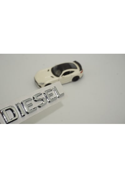 Diesel Bagaj 3M 3D Krom Abs Yazı Logo Amblem
