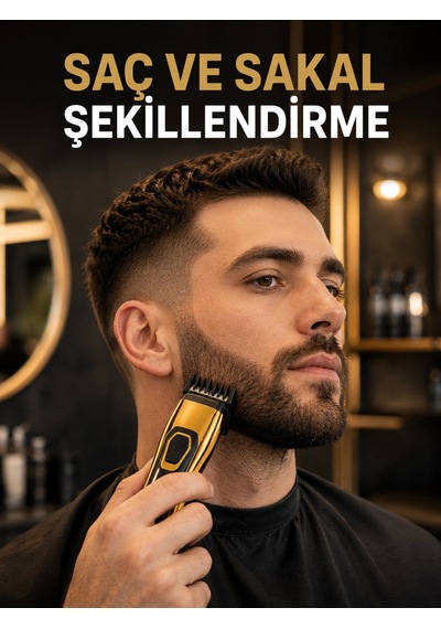 Çift Kademeli Güç Modlu Kablosuz Kişisel Bakım Seti 1.5 Saat