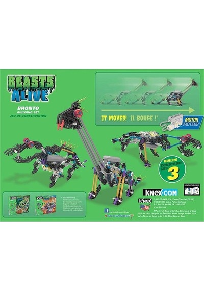 K'Nex Bronto Yapım Seti Motorlu Beasts Alive 34483