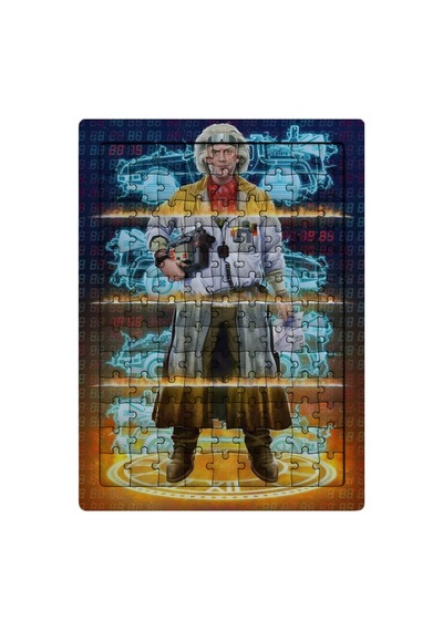 Ghostbastır Design Geleceğe Dönüş 99 Parça Ayaklı Puzzle Dekoratif Çocuk Yapbozu 013