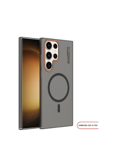 Samsung Galaxy S23 Ultra Uyumlu Mat Sert Klein Kılıf Siyah