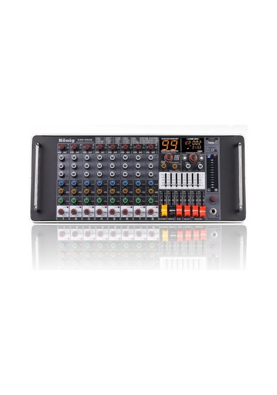 König KRP-PRO8 8 Kanal Power Mikser Anfi 2x550 Watt