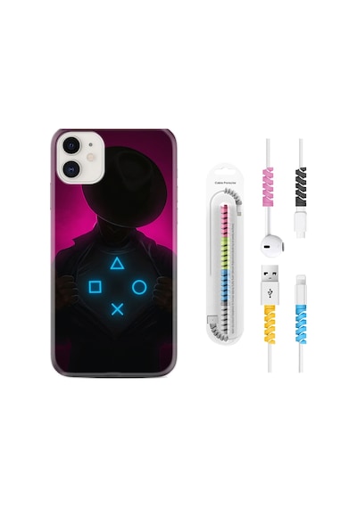 Apple Uyumlu iPhone 13 Mini Kılıf Kablo Koruyuculu Xoxo 1849
