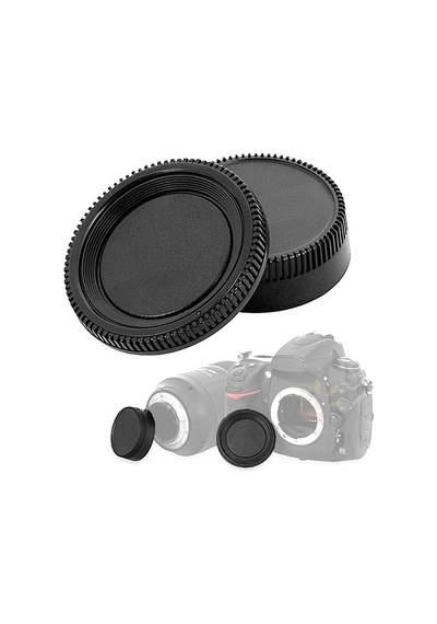 Nikon İçin Body Ve Lens Arka Kapağı