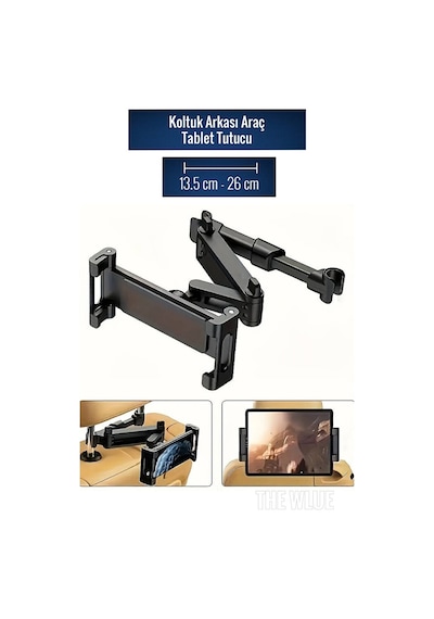 Araç İçi Akrobat Koltuk Arkası Tablet Ve Telefon Tutucu Stand Aya