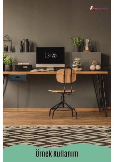 Gizli Çekmece Organizer Masa Altı Saklama Kabı Siyah Renk Model 2 8683400402609 Açık Bej