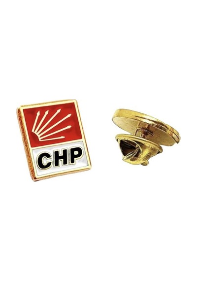 Chp ''cumhuriyet Halk Partisi'' Yaka Rozeti