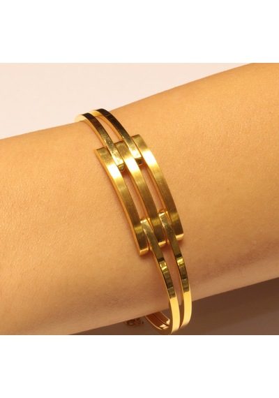 14 Ayar Altın Çocuk Kaburga Kelepçe Bilezik Sarı Altın