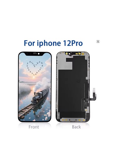 Apple iPhone Uyumlu 12 Pro A Kalite Ön Lcd Ekran Dokunmatik Sıvı Bandı Kırılmaz Tamir Seti Set