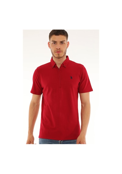 T8583 Dewberry Erkek T-shırt-bordo Bordo