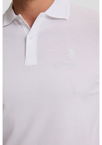 U.s. Polo Assn. Erkek Beyaz Tişört Basic 50324938-vr013