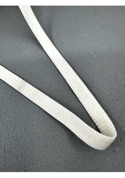 1 Cm Şardonlu Örme Lastik- Ekru-5 Metre