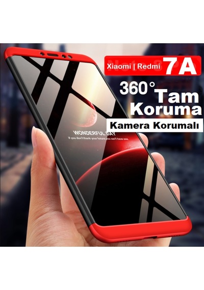 Xiaomi Redmi 7A Kilif Zore Kamera Korumali 360 Tam Koruma Ays 398508560