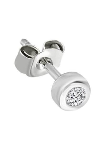 Sirius G Renk 0.05 Karat Pırlanta Tek Taş Erkek Küpesi 0815E0041