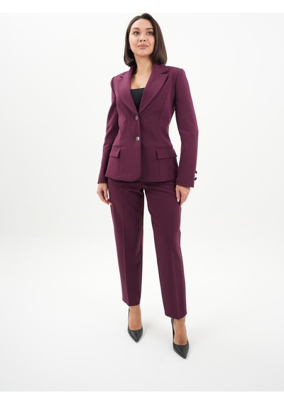 Velnara Moda Mürdüm Modern Klasik Kadın Takım Elbise - Düğme Detaylı Ceket & Dar Paça Pantolon Mürdüm - 942454823 Mürdüm Velnara Moda Mürdüm Modern Klasik Kadın Takım Elbise - Düğme Detaylı Ceket & Dar Paça Pantolon Mürdüm - 942454823 Mürdüm