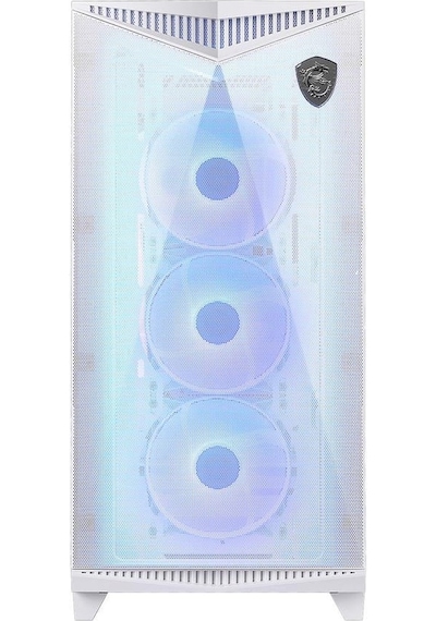 MSI MPG GUNGNIR 300R AIRFLOW Temperli Cam  4x 120 MM ARGB Atx Bilgisayar Kasası Beyaz