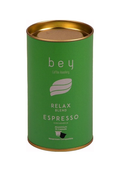 Bey Coffee Roastery Relax Blend Aluminyum Kapsül Kahve 10'lu