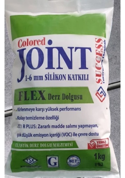 Derz Dolgu Silikonlu-Flexli Success Saten Gri -
