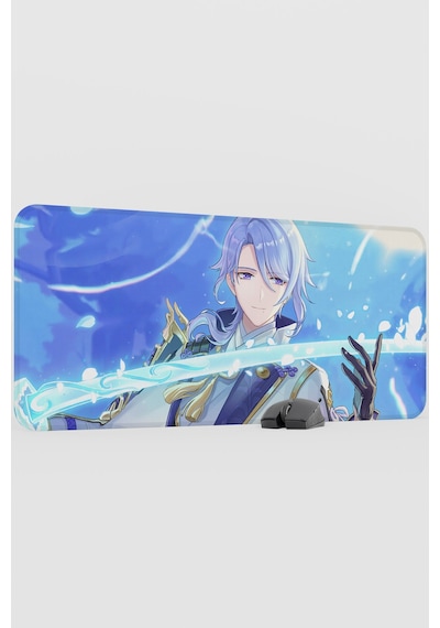 Ayato Genshin Impact Anime Gacha V3 - 90x40 Xxl Gaming Mouse Pad Fare Altlığı