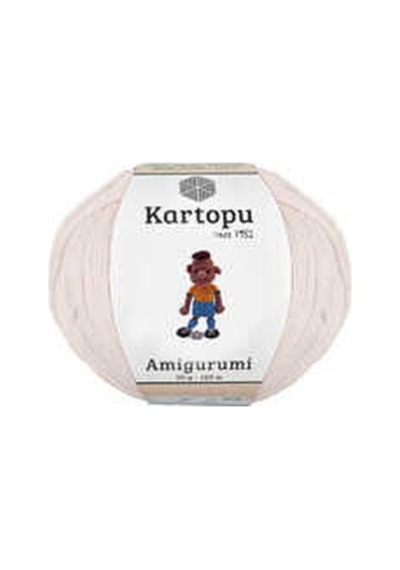 Amigurumi Pamuklu Oyuncak Örgü Ipliği Açık Krem K011 50 Gr