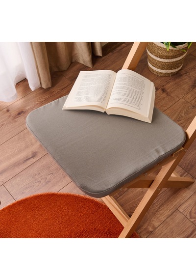 Soft Dinant Sandalye Minderi - Antrasit - 38x38 Cm Renkli