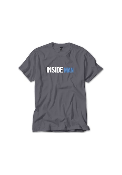 Insade Man Blue Gri Tişört