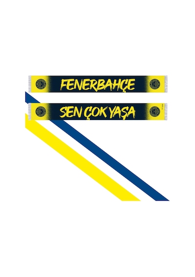 Fenerium Unısex Sen Çok Yaşa Şal Lazer Kutu Hediyeli Lacivert