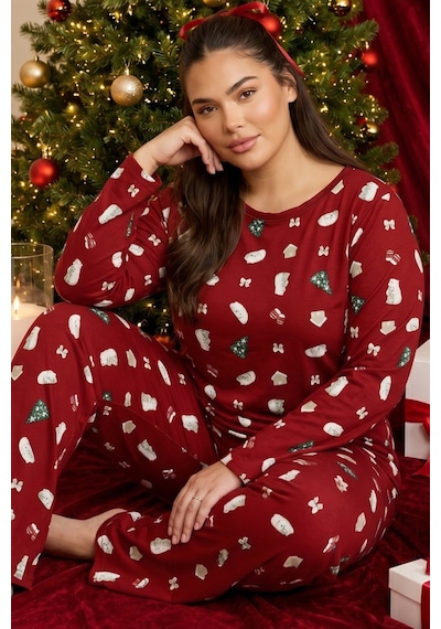 Siyah İnci Yılbaşı Temalı Desenli Termal Kumaşlı Ultra Soft Yumuşak Büyük Beden Battal Boy Örme Pijama Takımı 26226717 Bordo Siyah İnci Yılbaşı Temalı Desenli Termal Kumaşlı Ultra Soft Yumuşak Büyük Beden Battal Boy Örme Pijama Takımı 26226717 Bordo
