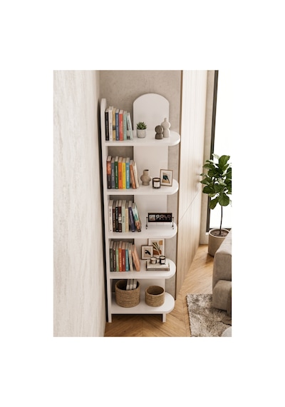 Kitaplık 5 Raflı Setro Çok Amaçlı Dekoratif Raf Ünitesi Salon Ofis Çalışma Odası Ve Genç Odası Kitaplığı 7078 Beyaz Çok Renkli Kitaplık 5 Raflı Setro Çok Amaçlı Dekoratif Raf Ünitesi Salon Ofis Çalışma Odası Ve Genç Odası Kitaplığı 7078 Beyaz Çok Renkli