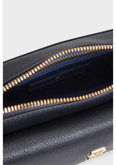 Tommy Hilfiger Logolu Çıkarılabilir Askılı Çanta Kadın Çanta Aw0aw18721 Dw6 Lacivert