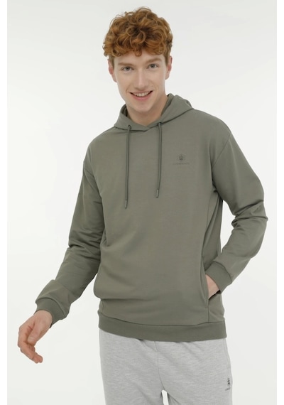 Lumberjack A10181320308010 4w Mb Sn73 Hoodıe 4pr Hakı Erkek Kapsonlu Sweatshırt Haki