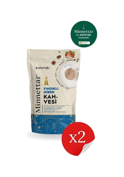 Şekeroğlu Minnettar Fındıklı Dibek Kahvesi 2 x 165 G