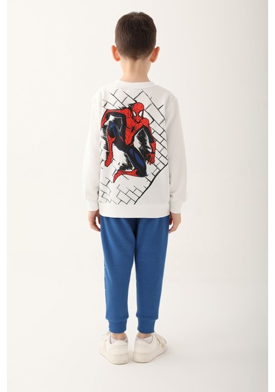Spider Man D4833-3 Çocuk  Krem Eşofman Takımı