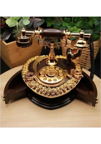 Nostaljik Polyester Telefon Müzik Ve Takı Mücevher Kutusu-426 74629266
