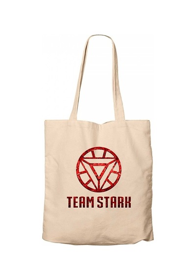 Iron Man Team Star Krem Kanvas Bez Çanta Krem