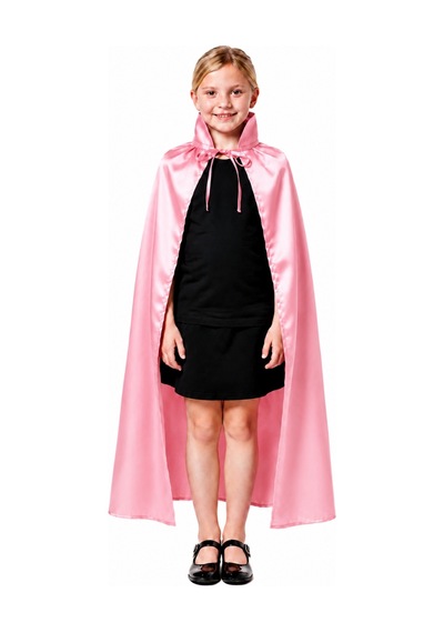 Pembe Saten Pelerin Çocuk