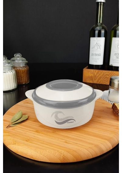 Digithome Ckr3148 Paslanmaz Çelik Hazneli Yemek Termosu 500 ML Beyaz